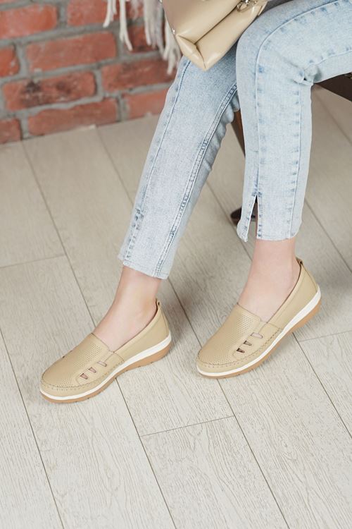 LİZSHOE HAKİKİ DERİ KADIN GÜNLÜK AYAKKABI VYGR 11026Y
