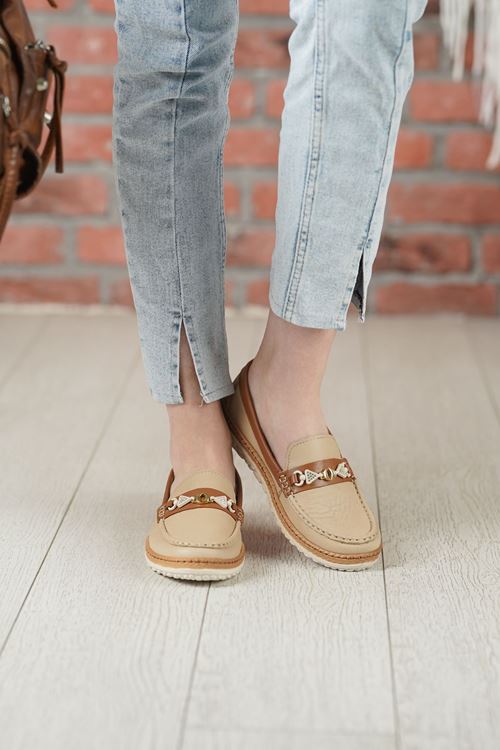 LİZSHOE HAKİKİ DERİ KADIN GÜNLÜK AYAKKABI VYGR 52526Y