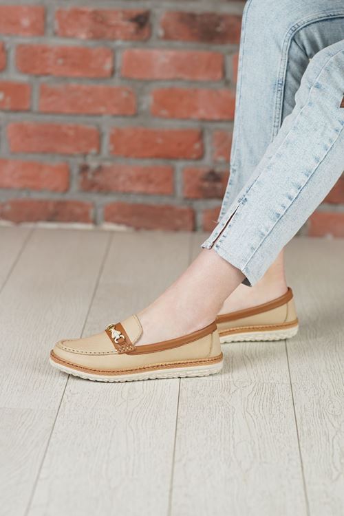 LİZSHOE HAKİKİ DERİ KADIN GÜNLÜK AYAKKABI VYGR 52526Y