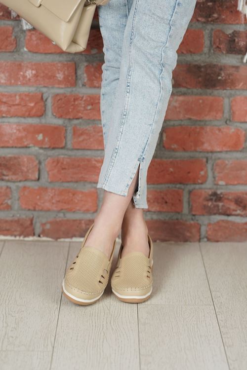 LİZSHOE HAKİKİ DERİ KADIN GÜNLÜK AYAKKABI VYGR 11026Y