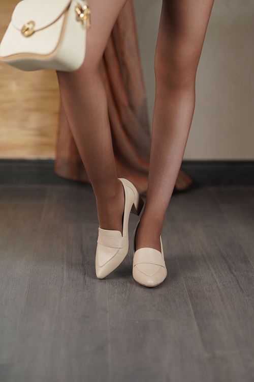 LİZSHOE HAKİKİ DERİ KADIN TOPUKLU AYAKKABI ALP 106626Y