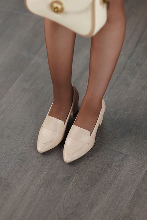 LİZSHOE HAKİKİ DERİ KADIN TOPUKLU AYAKKABI ALP 106626Y