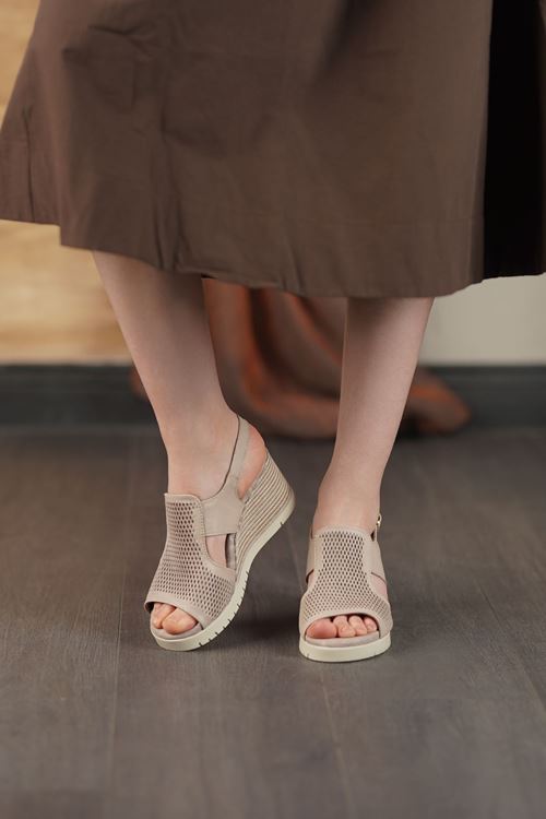 MAMMAMİA HAKİKİ DERİ KADIN SANDALET 292526Y