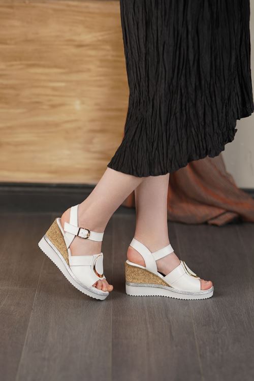 MAMMAMİA HAKİKİ DERİ KADIN SANDALET 297026Y