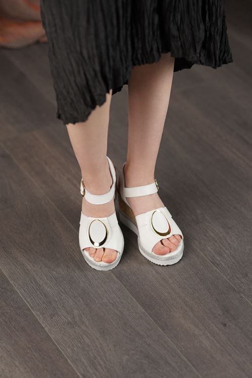 MAMMAMİA HAKİKİ DERİ KADIN SANDALET 297026Y