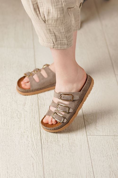 MAMMAMİA HAKİKİ DERİ KADIN TERLİK 186526Y