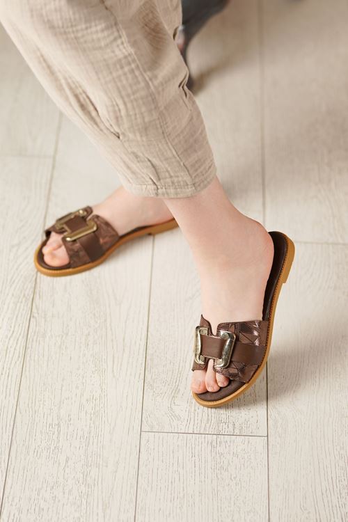 MAMMAMİA HAKİKİ DERİ KADIN TERLİK 143026Y