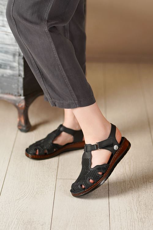 MAMMAMİA HAKİKİ DERİ KADIN SANDALET 236026Y