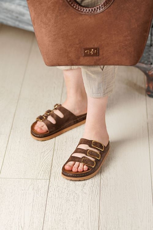 MAMMAMİA HAKİKİ DERİ KADIN TERLİK 186526Y