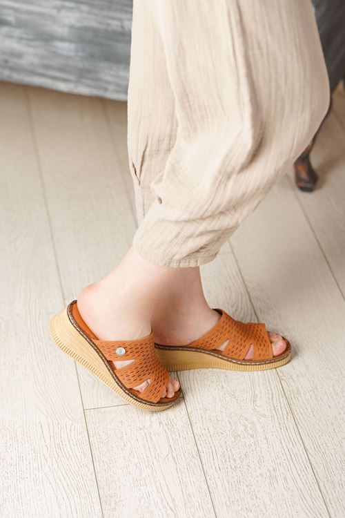 MAMMAMİA HAKİKİ DERİ KADIN TERLİK 138026Y