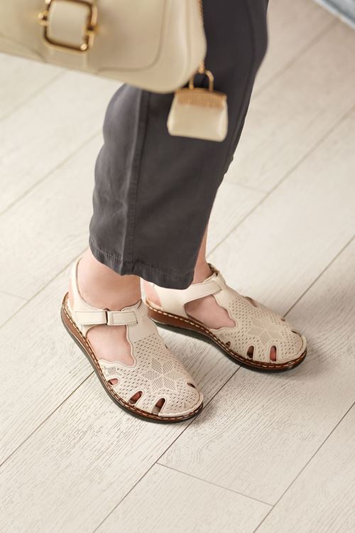MAMMAMİA HAKİKİ DERİ KADIN SANDALET 236026Y