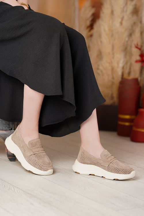 MAMMAMİA HAKİKİ DERİ KADIN GÜNLÜK AYAKKABI 704026Y