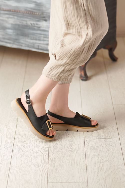 MAMMAMİA HAKİKİ DERİ KADIN SANDALET 511526Y