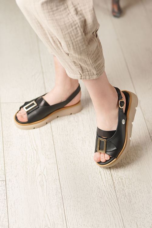 MAMMAMİA HAKİKİ DERİ KADIN SANDALET 511526Y