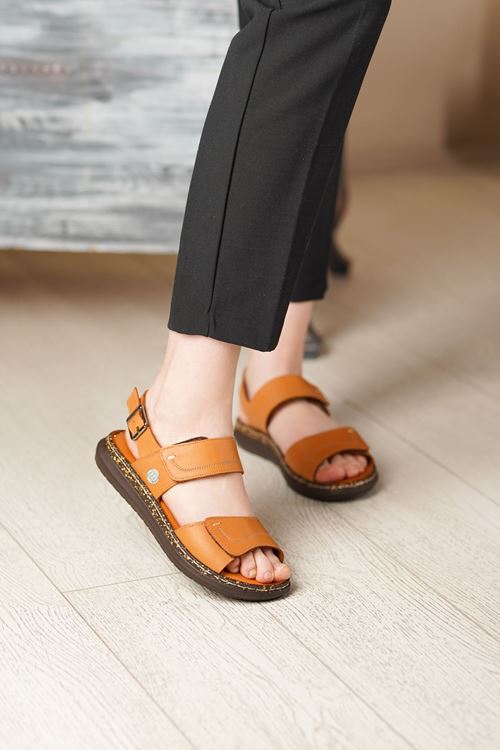 MAMMAMİA HAKİKİ DERİ KADIN SANDALET 274526Y