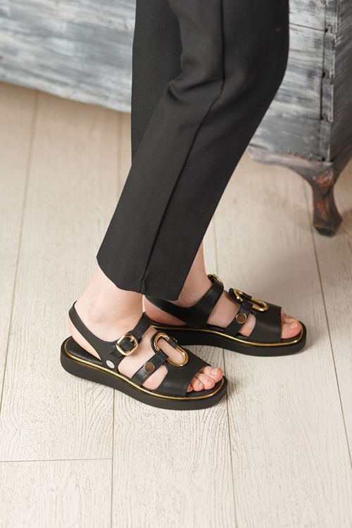 MAMMAMİA HAKİKİ DERİ KADIN SANDALET 529026Y
