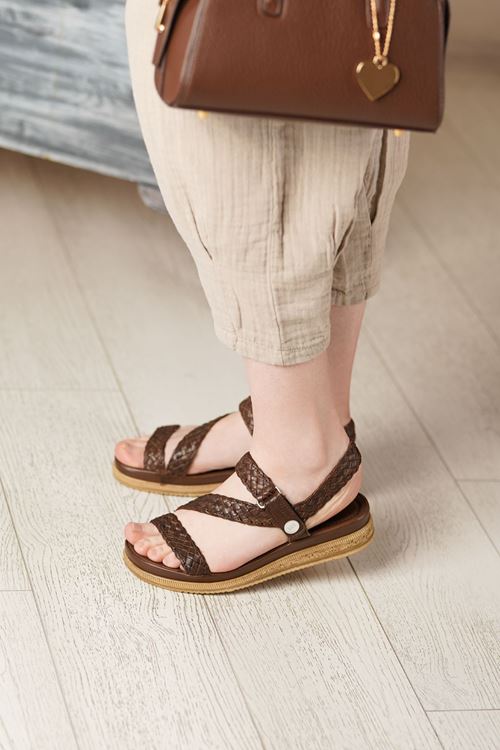 MAMMAMİA HAKİKİ DERİ KADIN SANDALET 296526Y