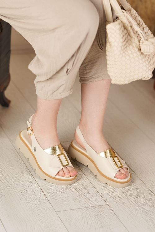 MAMMAMİA HAKİKİ DERİ KADIN SANDALET 511526Y