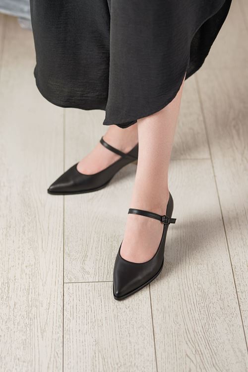 LİZSHOE HAKİKİ DERİ KADIN STİLETTO NSH 268826Y