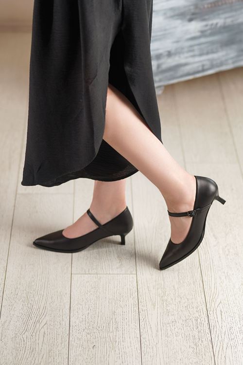 LİZSHOE HAKİKİ DERİ KADIN STİLETTO NSH 268826Y