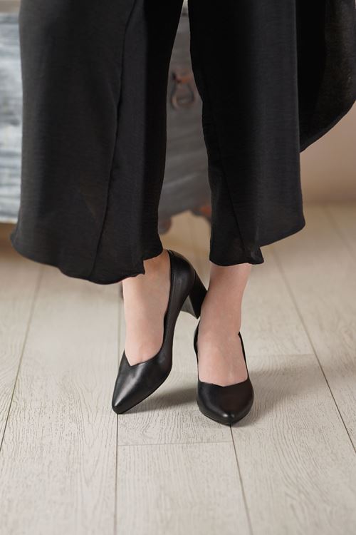 LİZSHOE HAKİKİ DERİ KADIN TOPUKLU AYAKKABI ALP 106526Y
