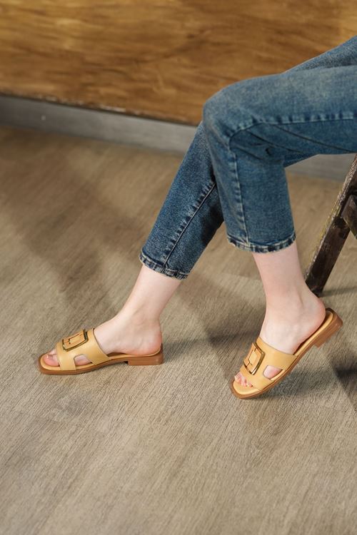 LİZSHOE HAKİKİ DERİ KADIN TERLİK ZEYN 410626Y