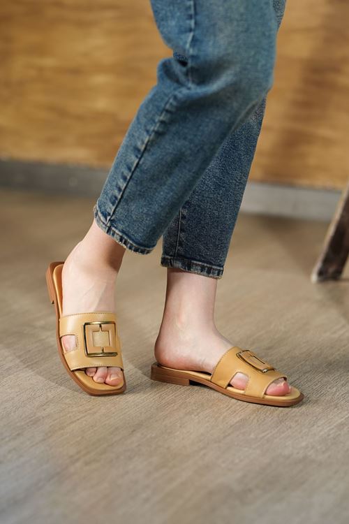 LİZSHOE HAKİKİ DERİ KADIN TERLİK ZEYN 410626Y