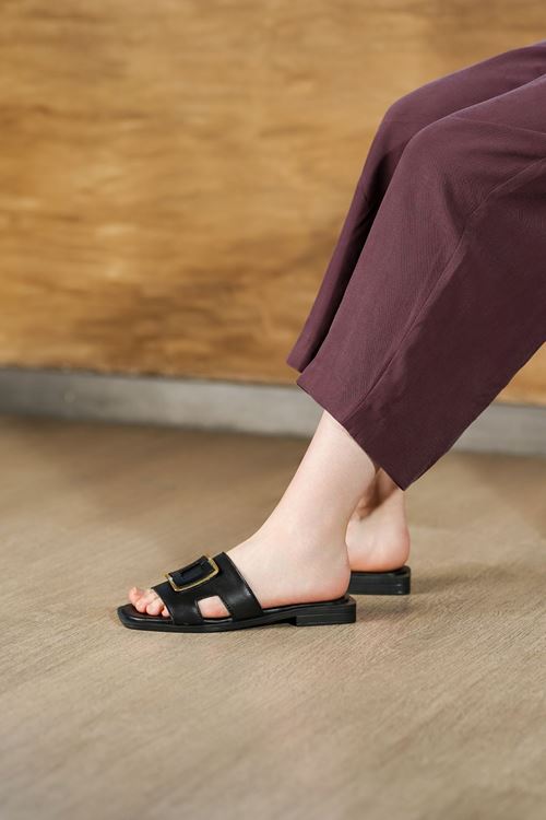 LİZSHOE HAKİKİ DERİ KADIN TERLİK ZEYN 410626Y