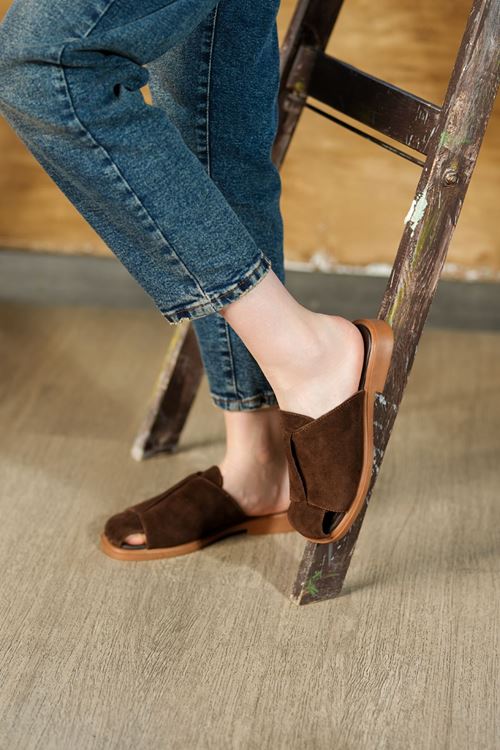 LİZSHOE HAKİKİ DERİ KADIN TERLİK ZEYN 410426Y