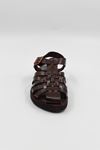 MAMMAMİA HAKİKİ DERİ KADIN SANDALET 101022Y - KAHVE