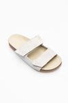 LİZSHOE HAKİKİ DERİ CIRTLI KADIN TERLİK ZYN 751122Y - VİZON SÜET
