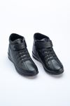 LİZSHOE HAKİKİ DERİ KADIN GÜNLÜK BOT PPT 711824K - SİYAH