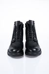 LİZSHOE HAKİKİ DERİ ERKEK GÜNLÜK BOT PİK 220624K - SİYAH