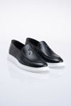 LİZSHOE HAKİKİ DERİ ERKEK GÜNLÜK AYAKKABI GST10722Y - SİYAH