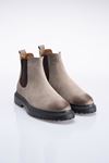LİZSHOE HAKİKİ NUBUK DERİ ERKEK GÜNLÜK BOT PİK 05524K - BEJ NUBUK