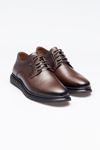 LİZSHOE HAKİKİ DERİ ERKEK GÜNLÜK AYAKKABI NBL 100822K - KAHVE