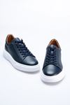 FOOTCAP HAKİKİ DERİ ERKEK GÜNLÜK AYAKKABI 250125Y - LACİVERT