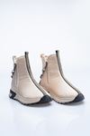 LİZSHOE KADIN SPOR BOT VGT 68522K - BEJ