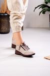MAMMAMİA HAKİKİ DERİ KADIN GÜNLÜK AYAKKABI 624023K - GREY