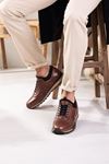 LİZSHOE HAKİKİ DERİ ERKEK CASUAL AYAKKABI PPT 533324K - TABA