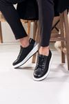 LİZSHOE HAKİKİ DERİ ERKEK CASUAL AYAKKABI PPT 580923Y - SİYAH