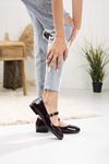 ALBİNİ HAKİKİ DERİ KADIN BABET 2510078025Y - BORDO RUGAN