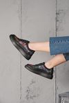 LİZSHOE HAKİKİ DERİ KADIN GÜNLÜK AYAKKABI 08825Y - SİYAH