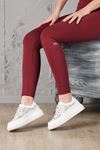 LİZSHOE HAKİKİ DERİ KADIN GÜNLÜK AYAKKABI 08825Y - BEYAZ