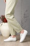 LİZSHOE HAKİKİ DERİ KADIN GÜNLÜK AYAKKABI 097-125Y - BEYAZ
