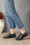 LİZSHOE HAKİKİ DERİ KADIN GÜNLÜK AYAKKABI 097-125Y - SİYAH