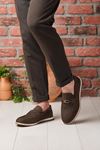 LİZSHOE HAKİKİ DERİ ERKEK GÜNLÜK AYAKKABI MDGN 18525Y - KAHVE NUBUK