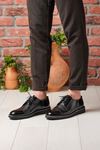 LİZSHOE HAKİKİ DERİ ERKEK GÜNLÜK AYAKKABI MDGN 216225Y - SİYAH RUGAN