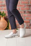 LİZSHOE HAKİKİ DERİ ERKEK GÜNLÜK AYAKKABI VYGR 02225Y - BEYAZ