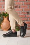 LİZSHOE HAKİKİ DERİ ERKEK SPOR AYAKKABI VYGR 03025Y - SİYAH